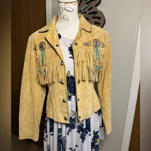 Scully Vintage Western Wear Fringe Jacket